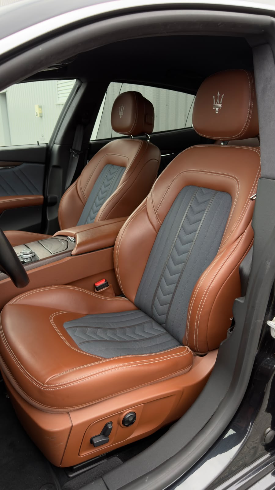 Maserati Quattroporte S Q4 — lederen zetels interieur
